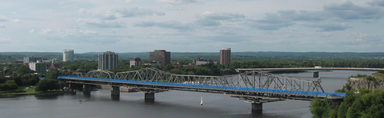 Alexandra Bridge across the Ottawa River, Ottawa