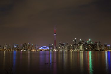 City lights, Toronto