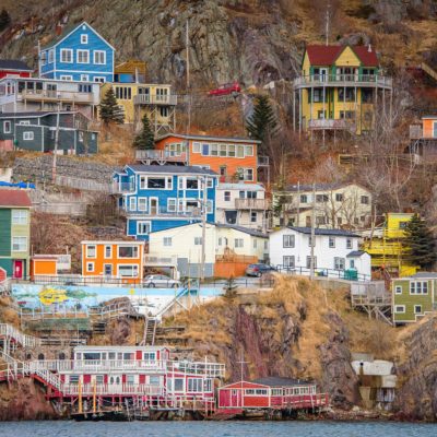 Colourful homes, St Johns, Newfoundland