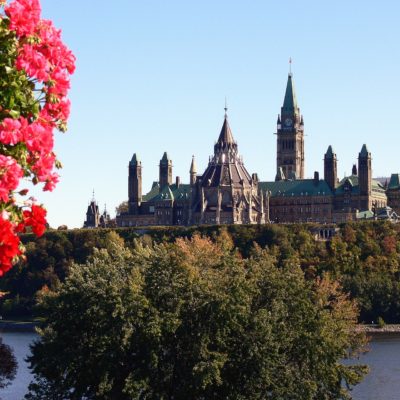 Parliament from across the Ottawa River, Ottawa